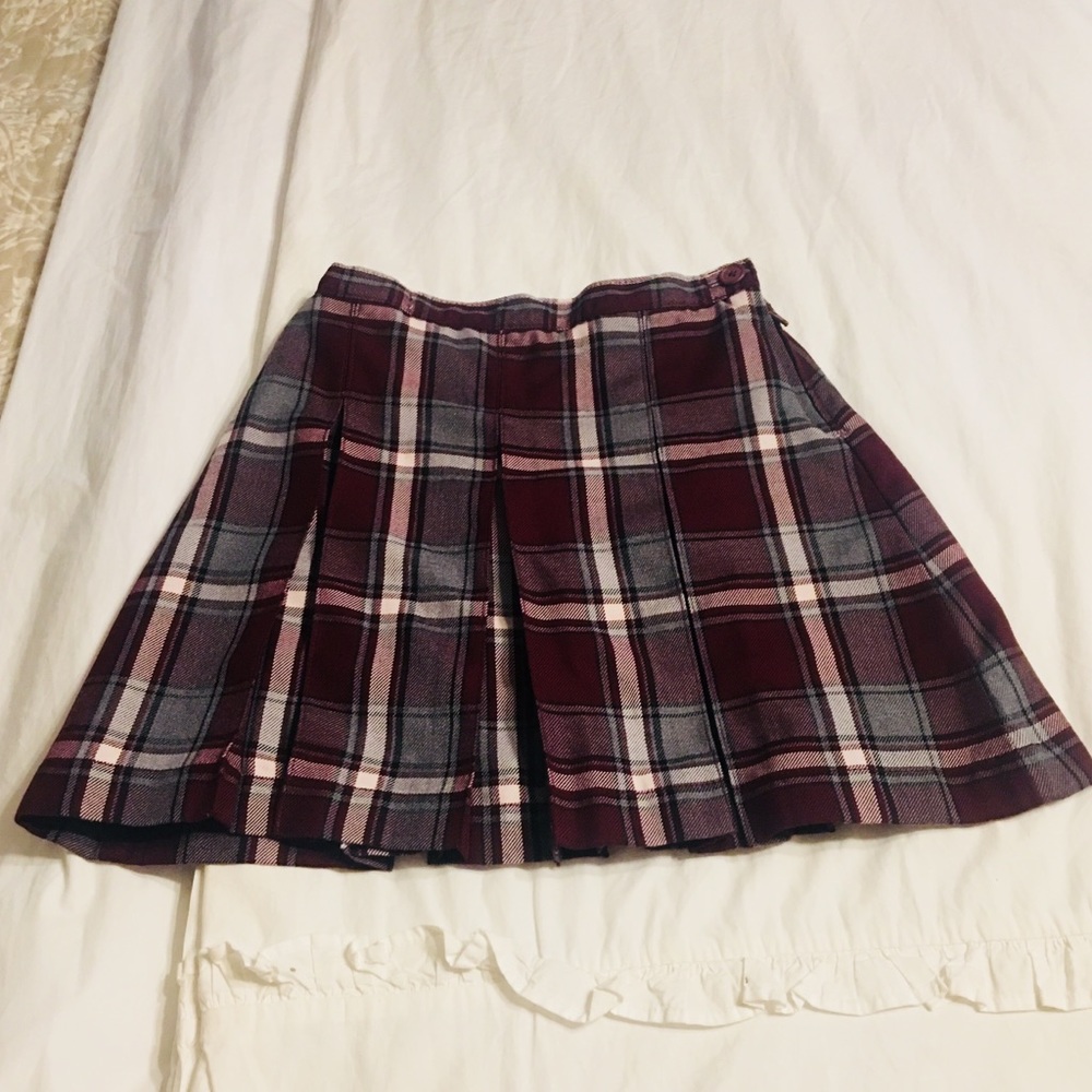 Land’s End plaid school uniform skirt. NWOT size 7